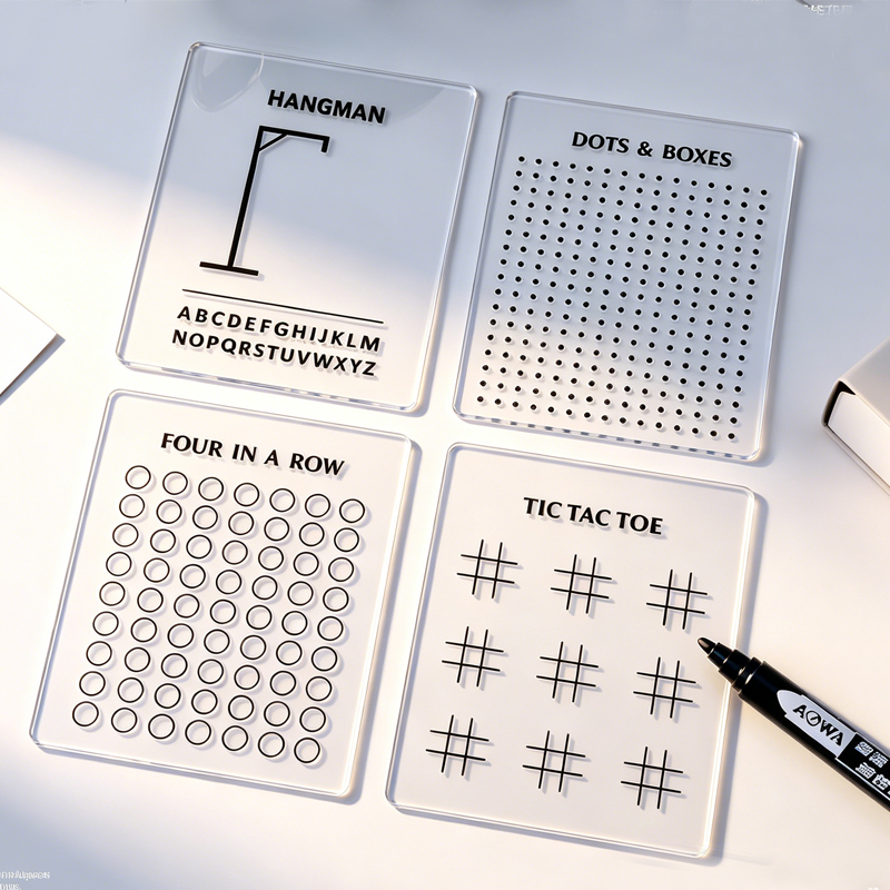 Party Games School - Lot de 4 jeux de société