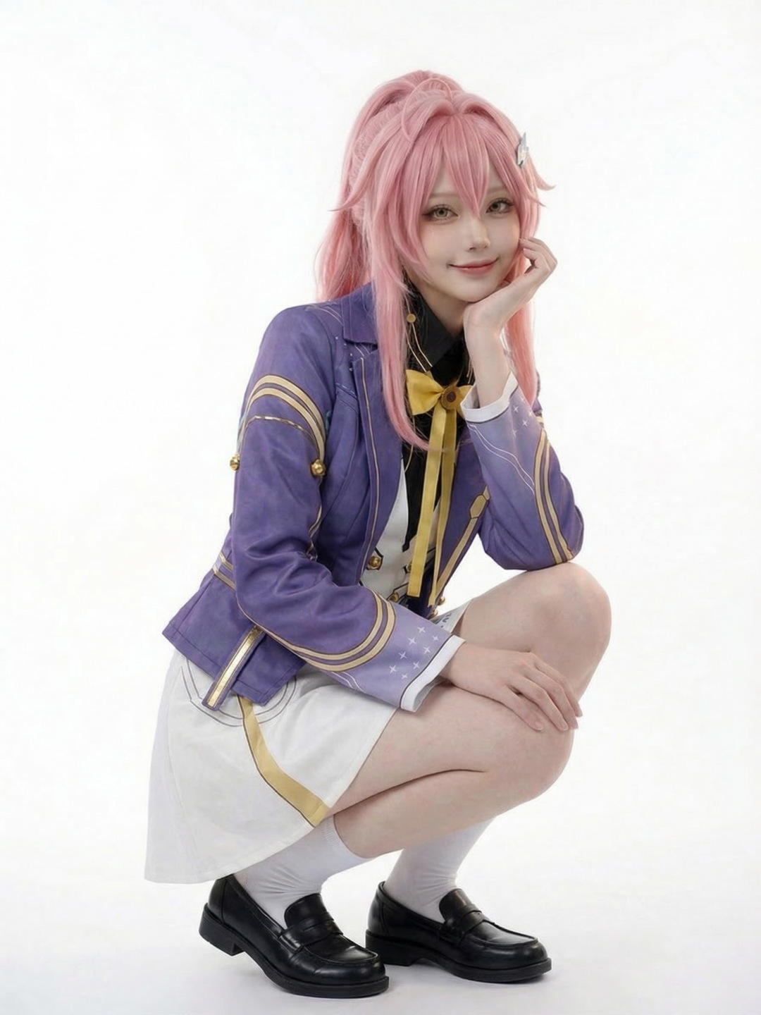 Party Games School - Costume de cosplay uniforme scolaire Aemeath