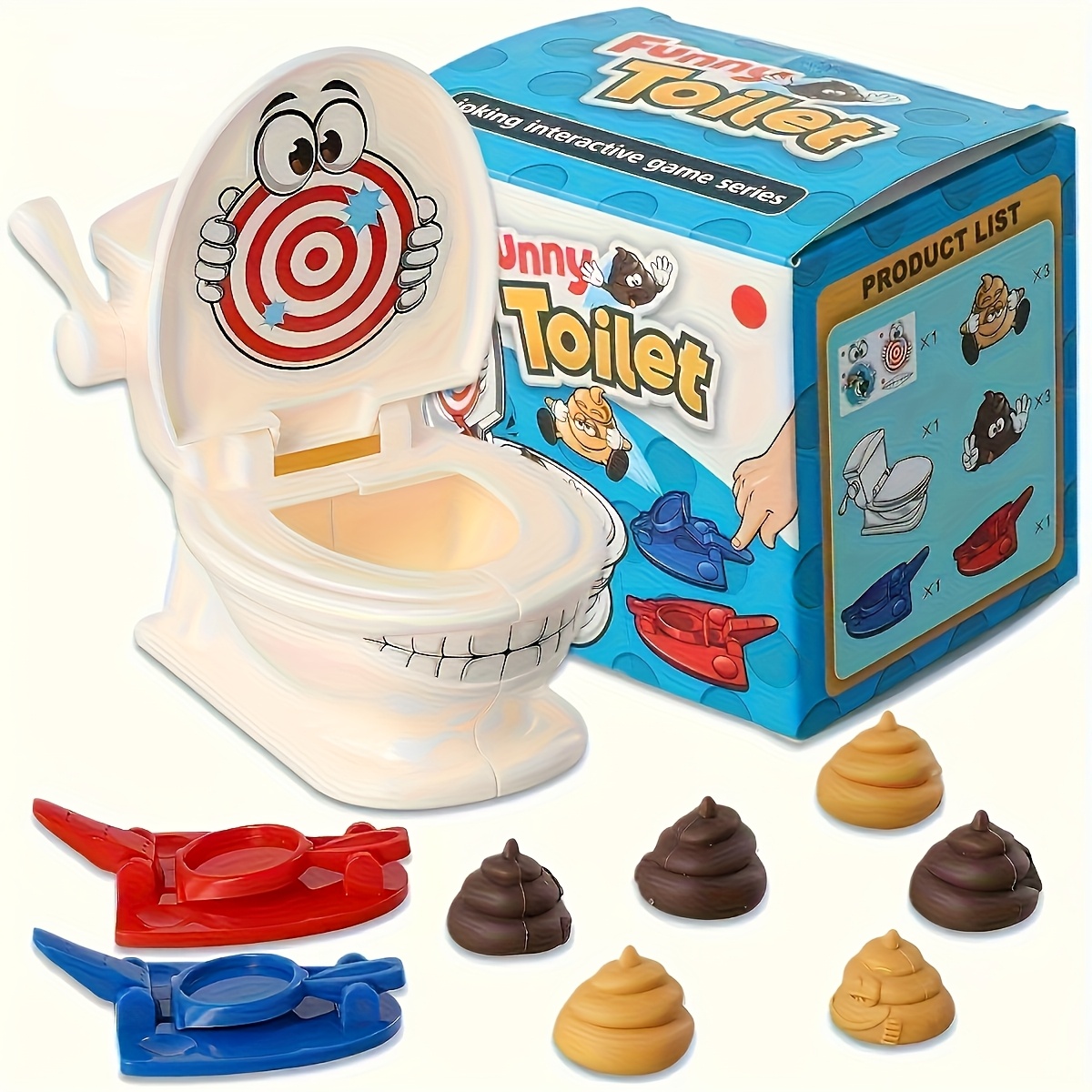 Party Games Console - Mini toilettes Anti-Stress pour deux personnes,