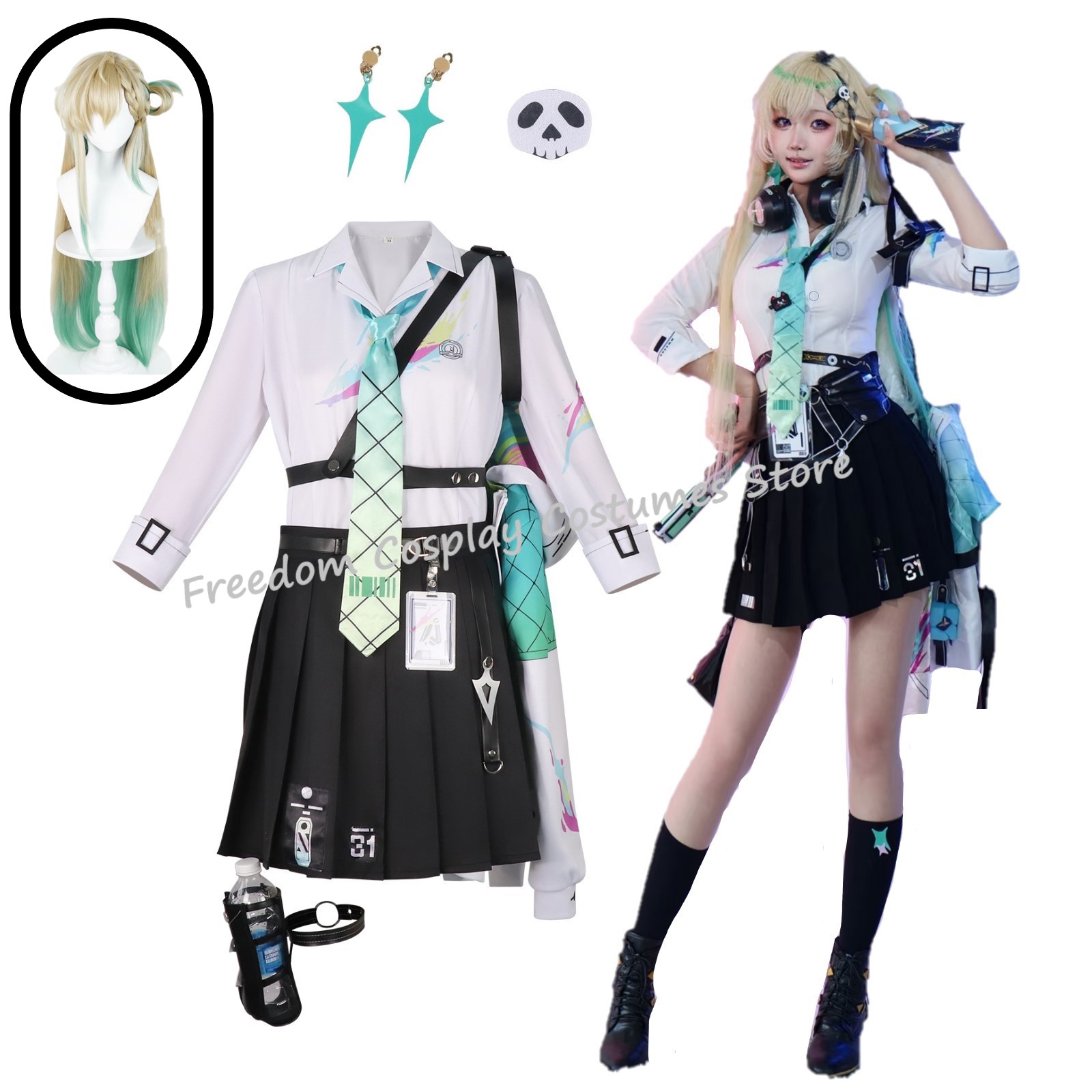 Party Games School - Costume de Cosplay Lynae Wuthering Waves,