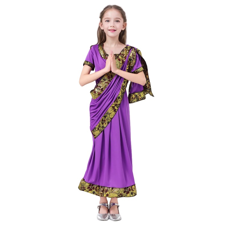 Party Games Indian - Enfants, Filles indiennes, Cosplay, Costume de