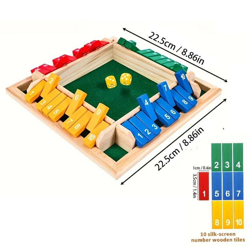 Jeu de société en bois avec dé - Party Games For 7 People avis et prix