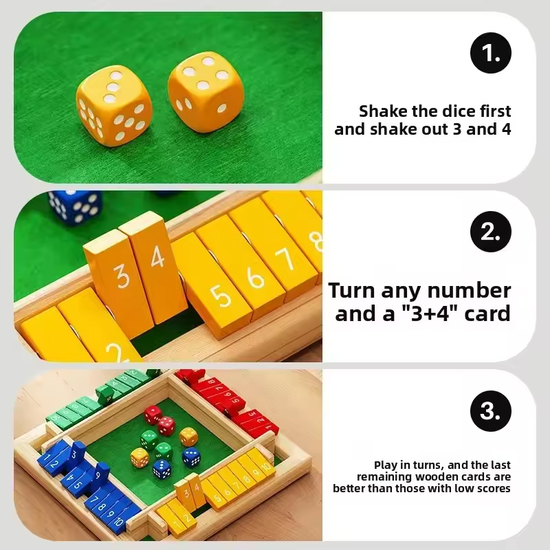 Jeu de société en bois avec dé - Party Games For 7 People avis et prix