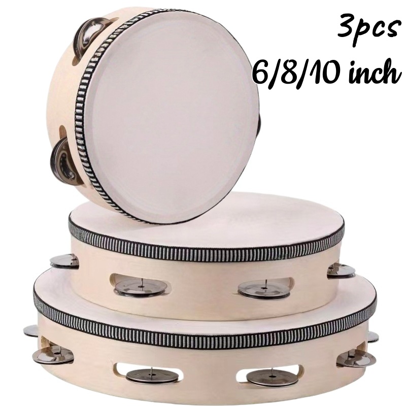 1/3 Tambourins en bois de 6/8/ - Party Games Engagement avis et prix
