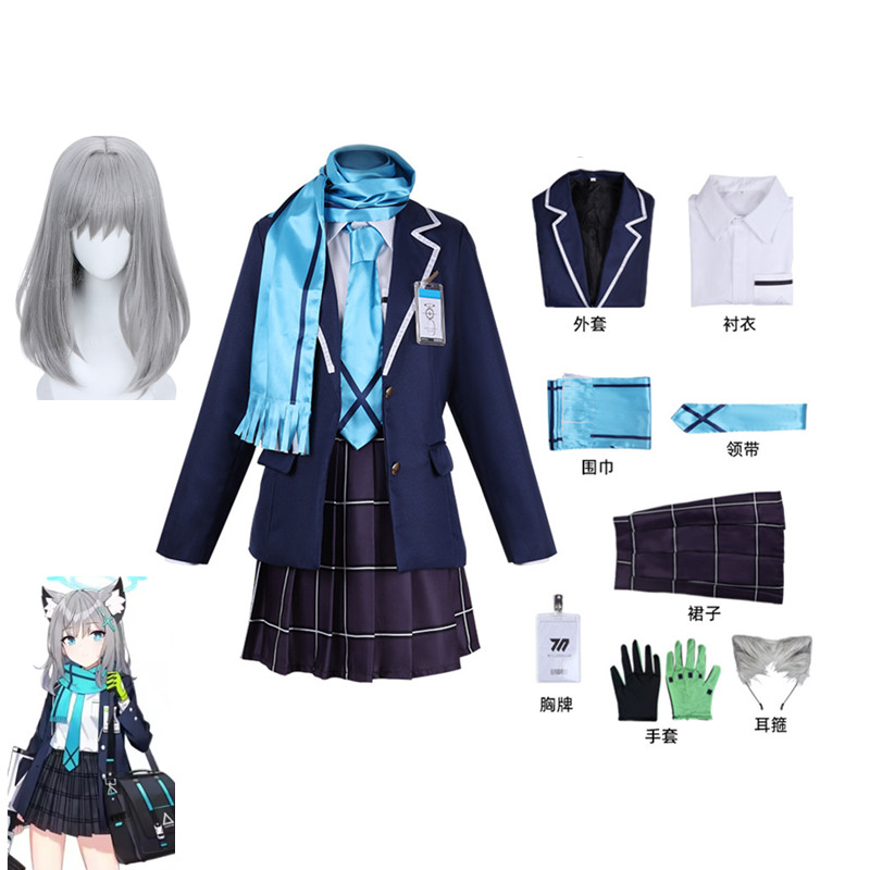 Costume de cosplay Blue Archiv - Party Games School avis et prix