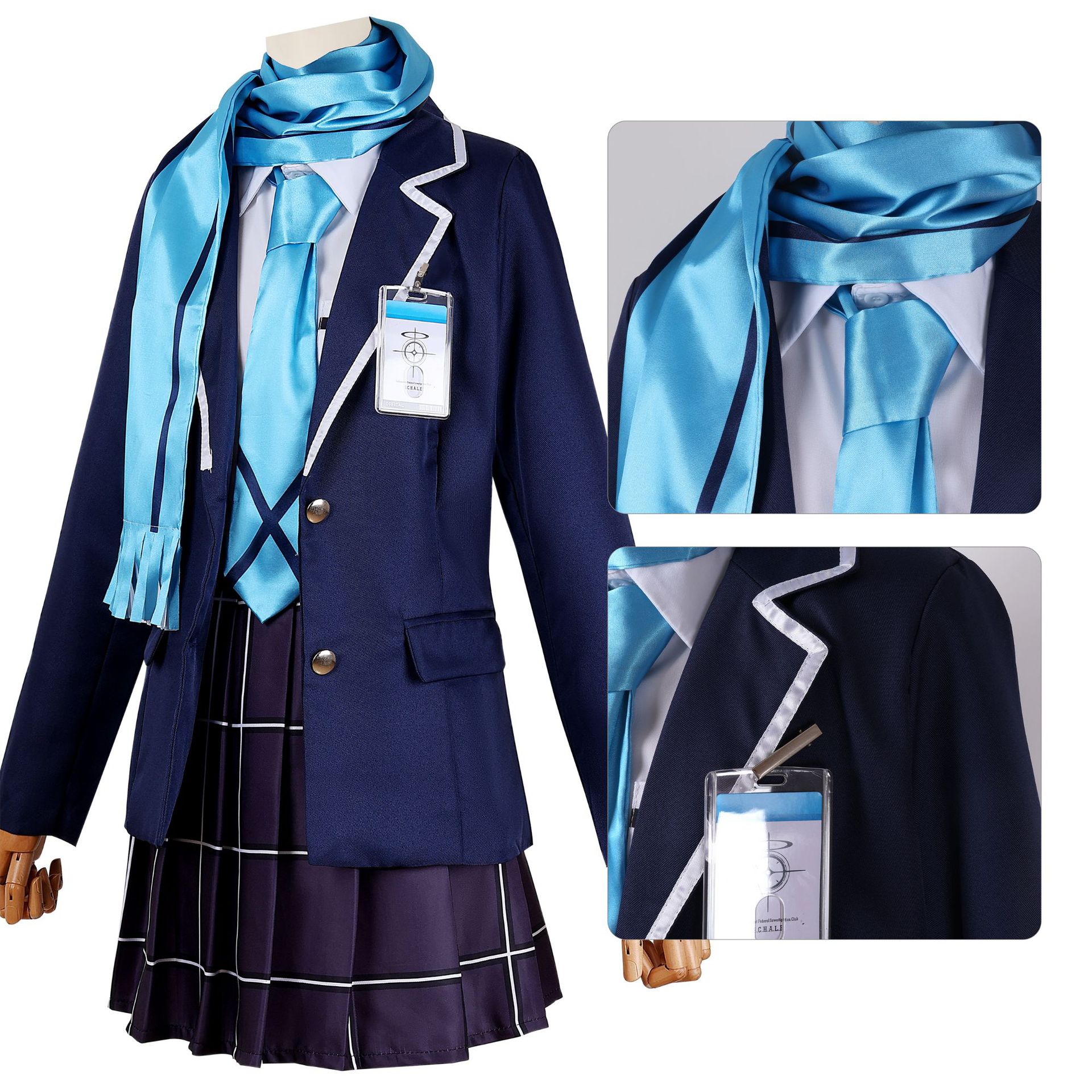 Costume de cosplay Blue Archiv - Party Games School avis et prix
