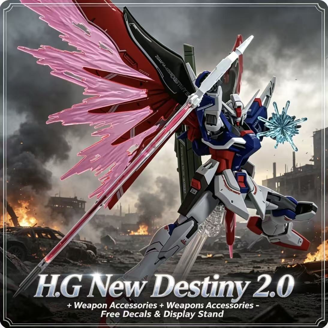 224 HG 1/144 Destiny Spec II F - Bandai Model Gundam Hg avis et prix