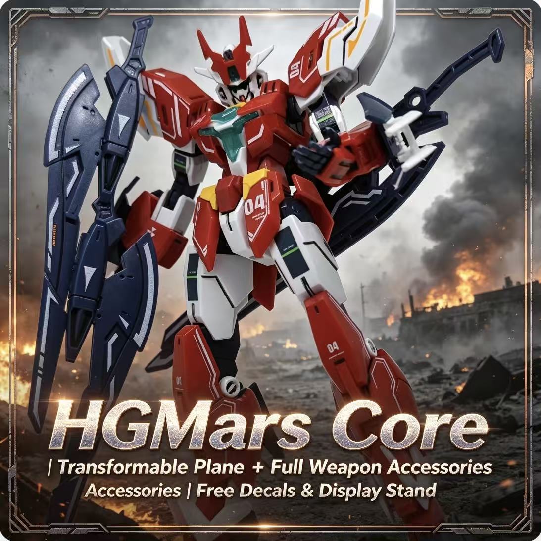 008A HG 1/144 Mars Core Warrio - Bandai Model Gundam Hg avis et prix