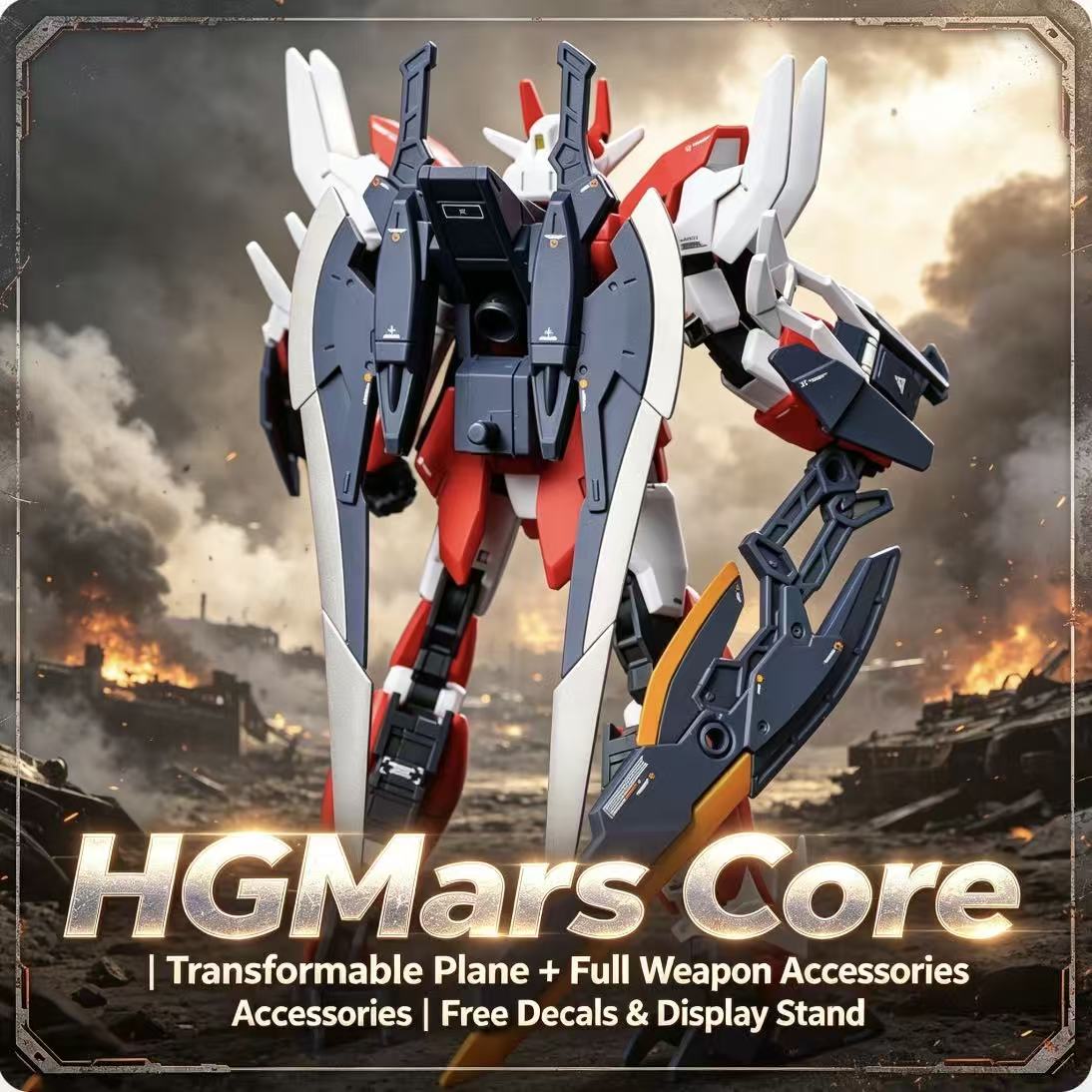 008A HG 1/144 Mars Core Warrio - Bandai Model Gundam Hg avis et prix
